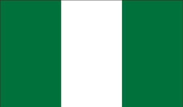 5\' x 8\' Nigeria High Wind, US Made Flag