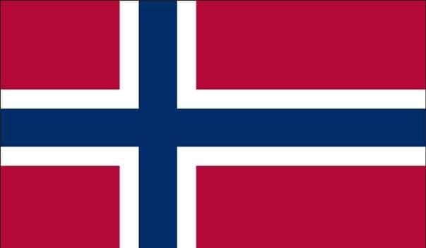 5\' x 8\' Norway High Wind, US Made Flag