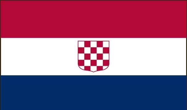 3\' x 5\' Old Croatia High Wind, US Made Flag