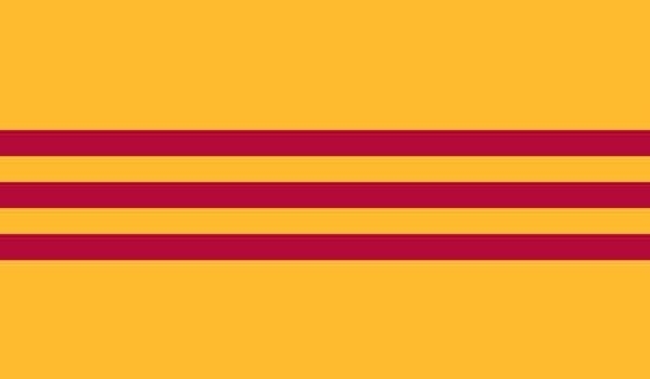 4\' x 6\' Old South Vietnam High Wind, US Made Flag