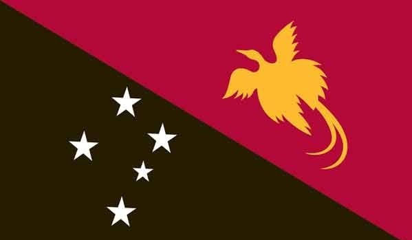 3\' x 5\' Papau New Guinea High Wind, US Made Flag