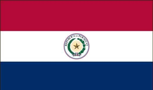 3\' x 5\' Paraguay High Wind, US Made Flag