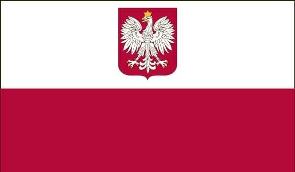 4\' x 6\' Poland w/ Eagle High Wind, US Made Flag