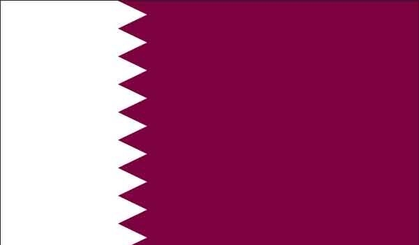 2\' x 3\' Qatar High Wind, US Made Flag