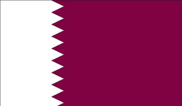 5\' x 8\' Qatar High Wind, US Made Flag