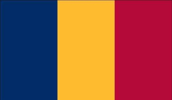 3\' x 5\' Romania High Wind, US Made Flag