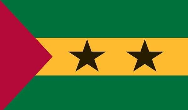 4\' x 6\' Sao Tome & Principle High Wind, US Made Flag