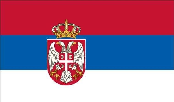 4\' x 6\' Serbia High Wind, US Made Flag
