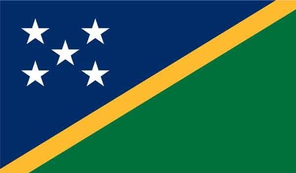 5\' x 8\' Solomon Islands High Wind, US Made Flag