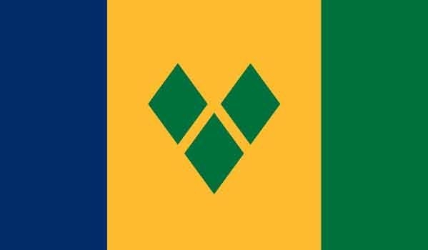 4\' x 6\' St. Vincent & the Grenadines High Wind, US Made Flag