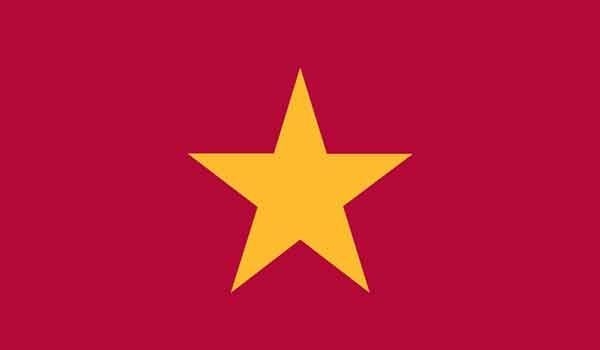 2\' x 3\' Vietnam High Wind, US Made Flag