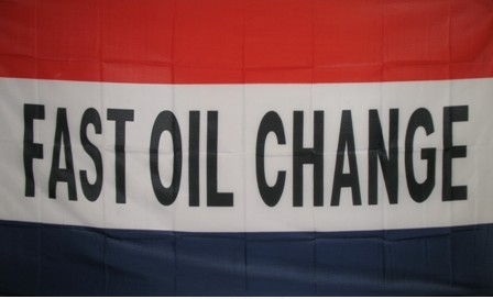 Fast Oil Change Message Flag