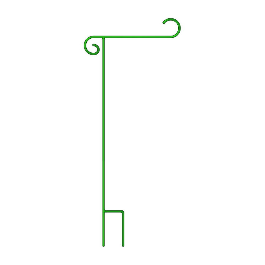 Deluxe Green Garden Flag Holder 17\