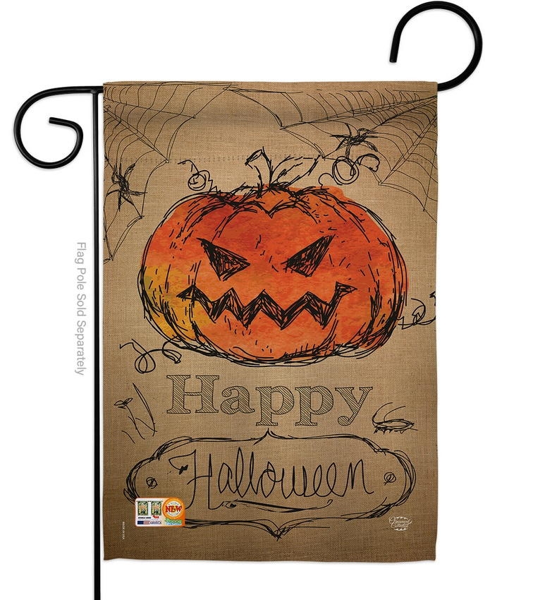 Happy Halloween Garden Flag