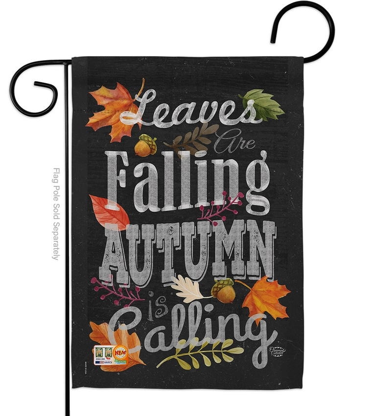 Autumn Is Calling Fall Garden Flag