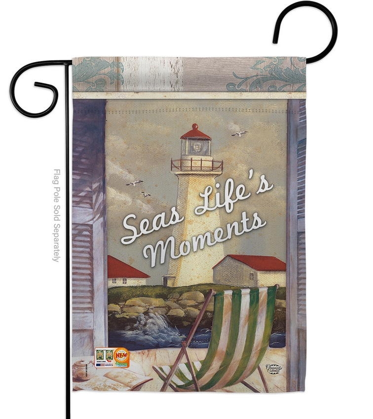 Seas Life's Moments Garden Flag