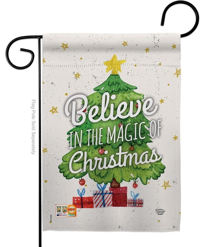 Magic Of Christmas Garden Flag