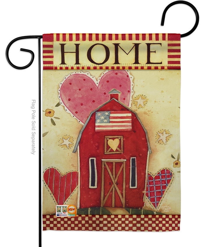 Hearts Of Home Garden Flag