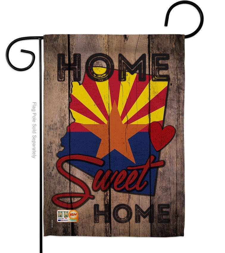 State Arizona Home Sweet Garden Flag