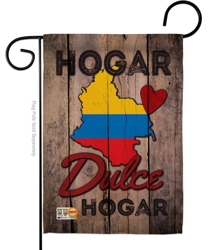 Colombia Hogar Dules Garden Flag