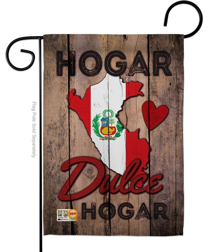 Peru Hogar Dules Garden Flag