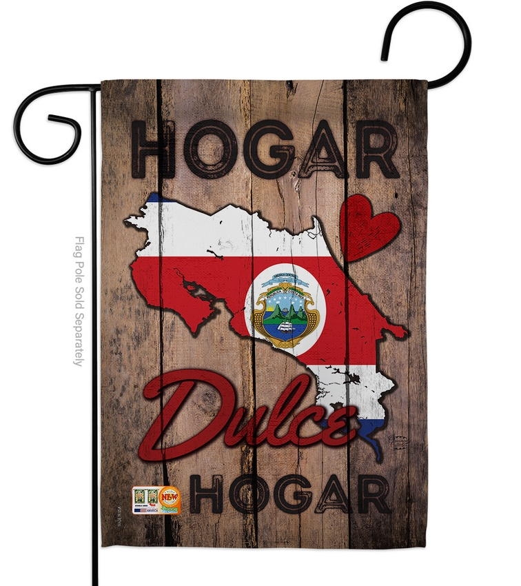 Costa Rica Hogar Dules Garden Flag