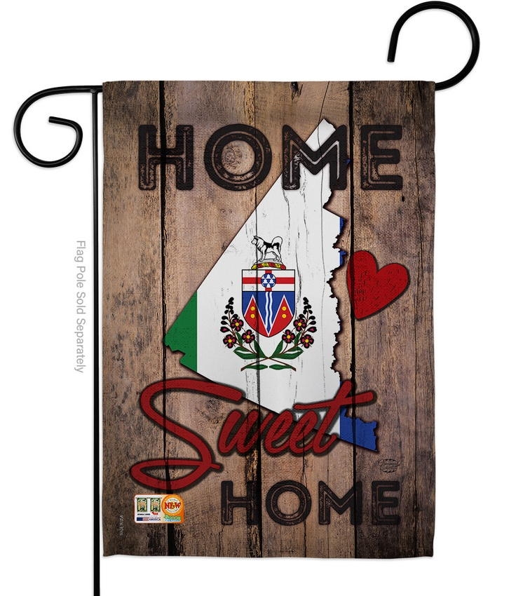 Yukon Home Sweet Garden Flag