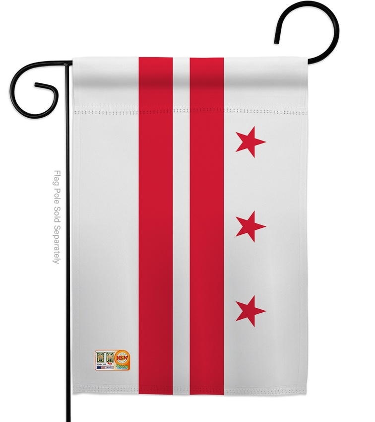 District Of Columbia Decorative Garden Flag