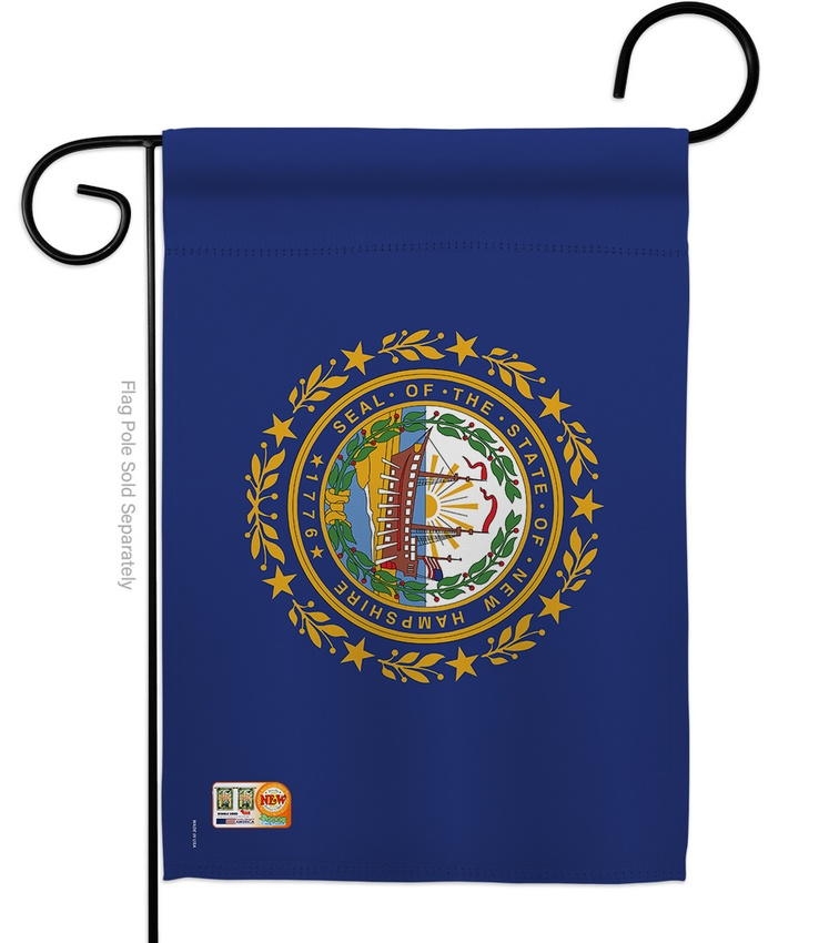 New Hampshire Decorative Garden Flag