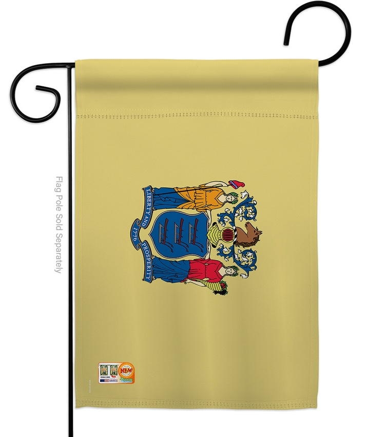 New Jersey Decorative Garden Flag