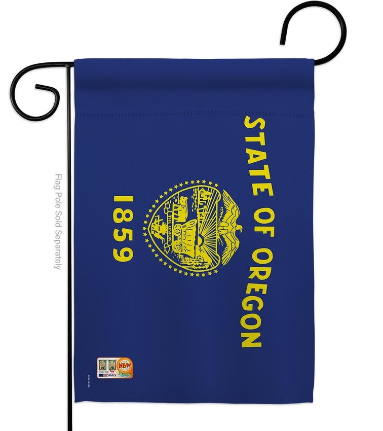 Oregon Decorative Garden Flag