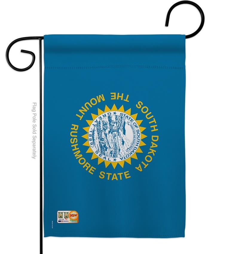 South Dakota Decorative Garden Flag