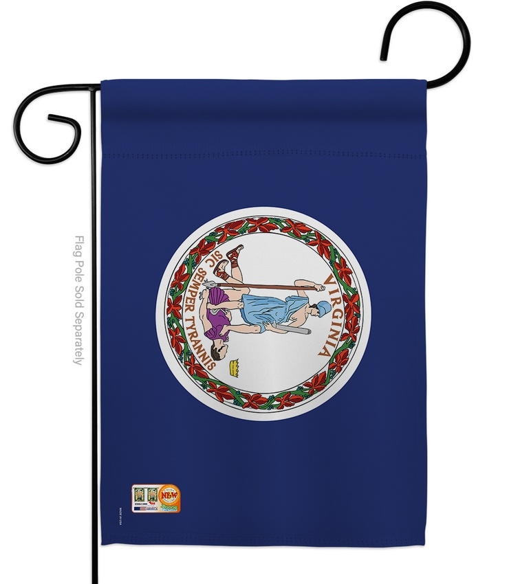 Virginia Decorative Garden Flag