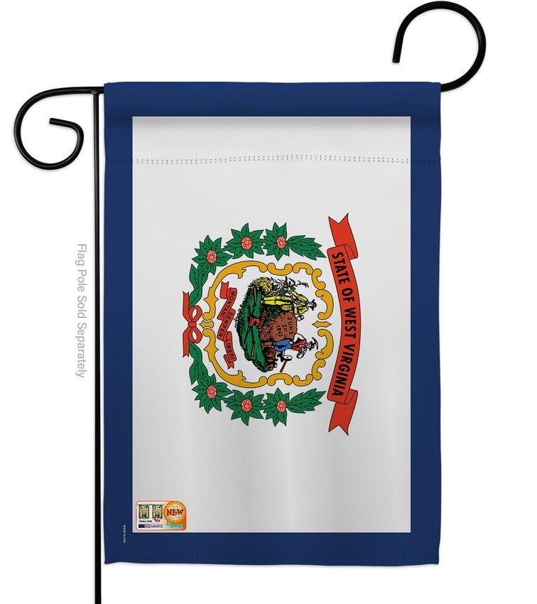 West Virginia Decorative Garden Flag