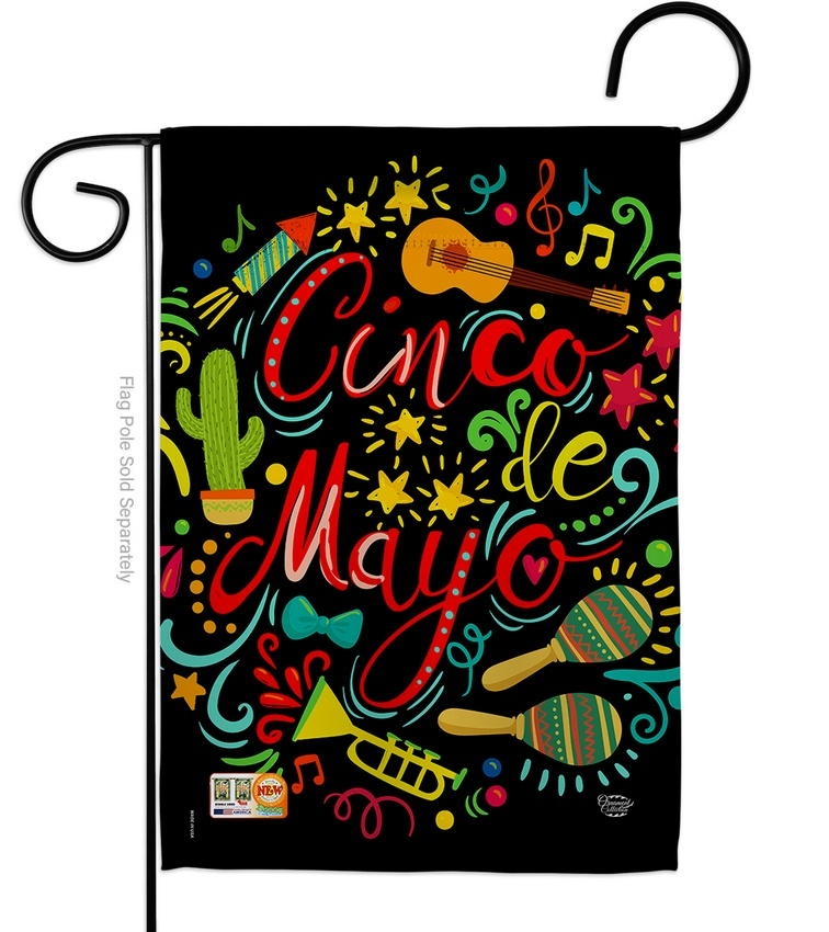 El Fiesta Cinco de Mayo Garden Flag