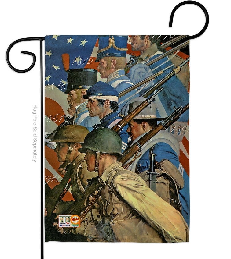 The War Years Decorative Garden Flag