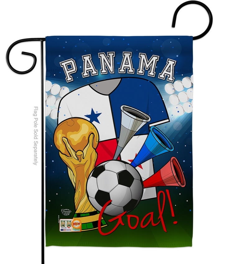 Panama Soccer Garden Flag