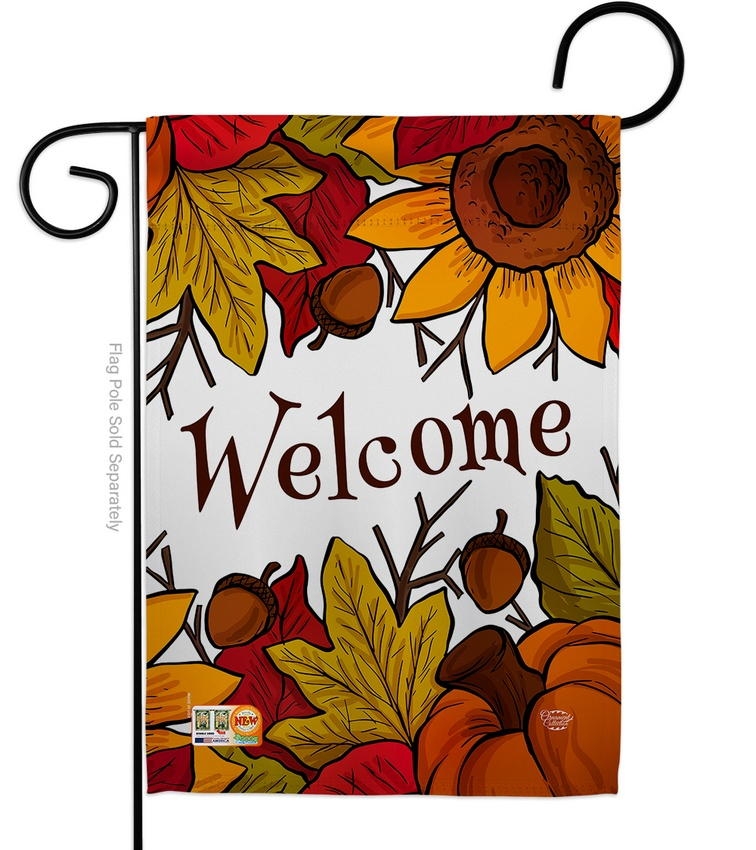 Autumn Welcome Garden Flag