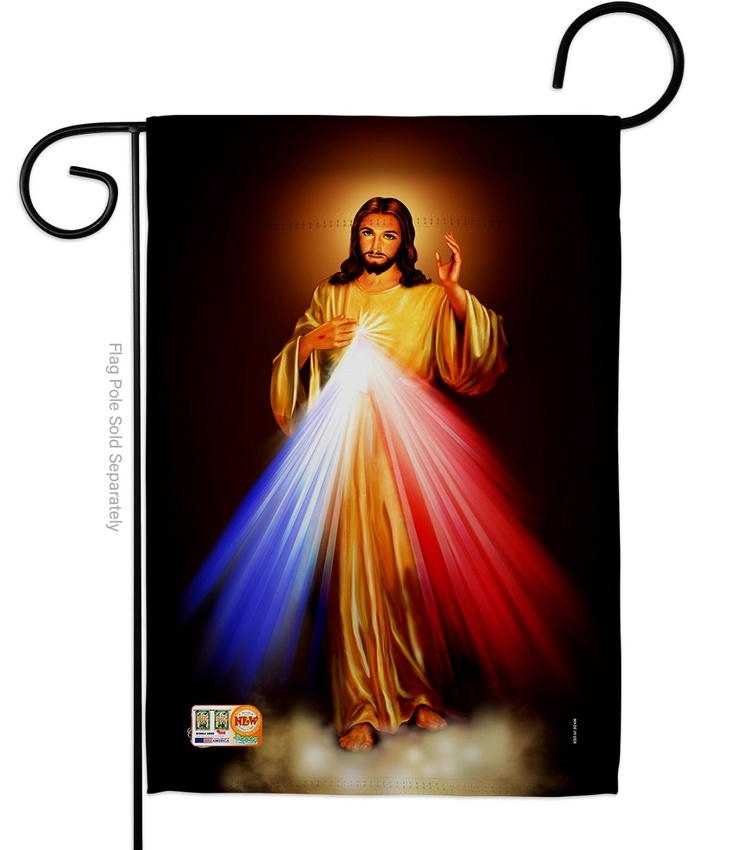 Jesus Divina Misericordia Garden Flag