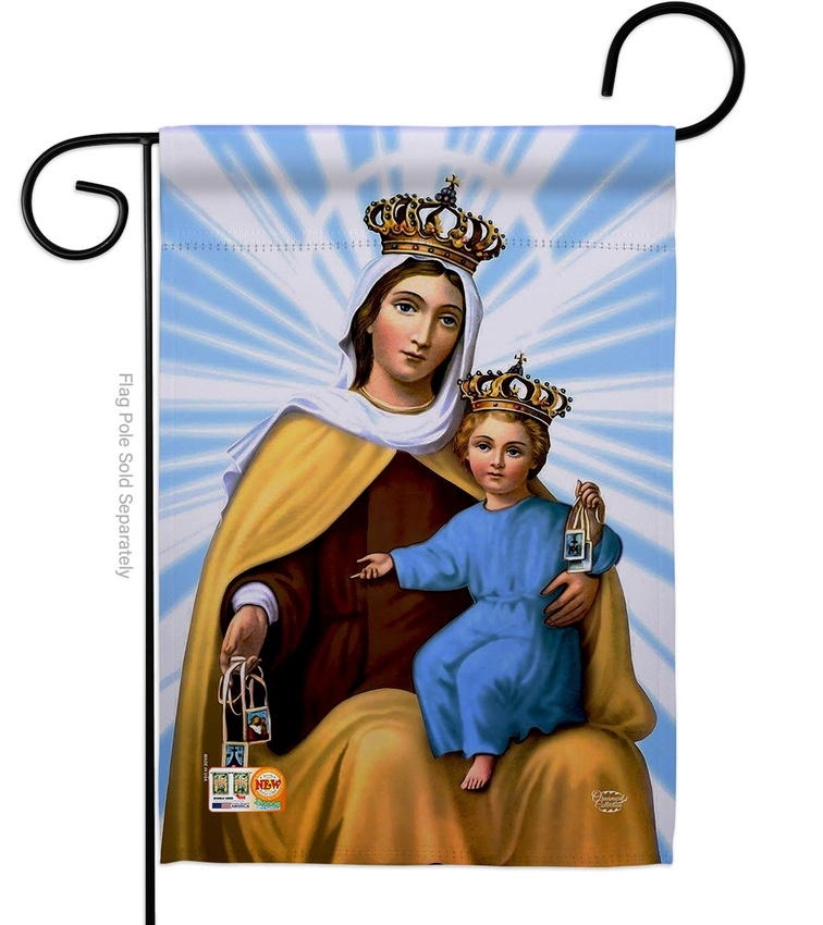 Our Lady Of Mount Carmel Garden Flag