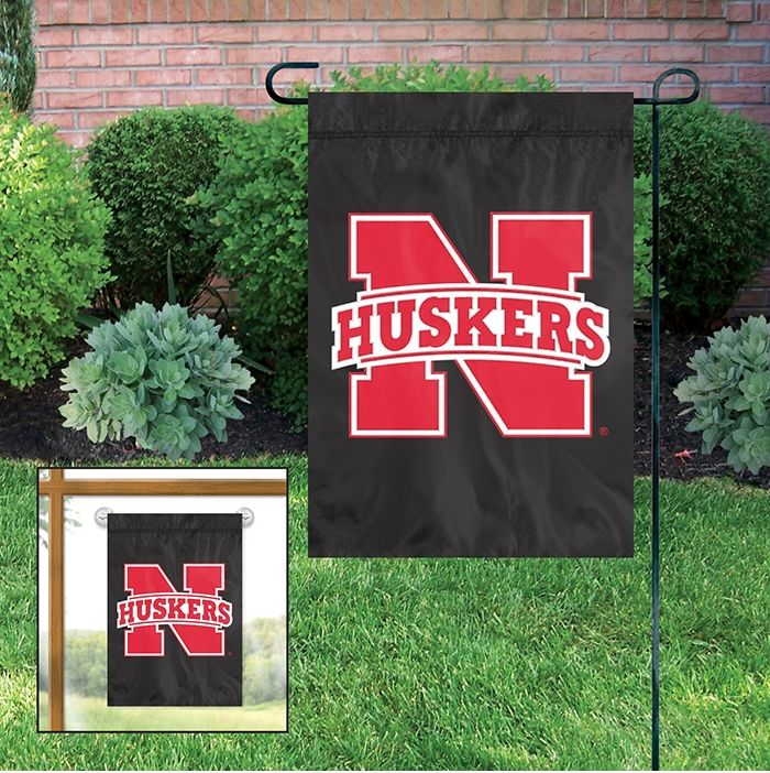 Nebraska Cornhuskers Garden Window Flag 15" x 10.5" & more garden flags at