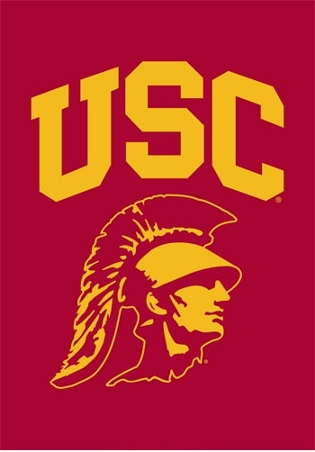 USC Trojans "Trojan Head" Garden Window Flag 15" x 10.5"