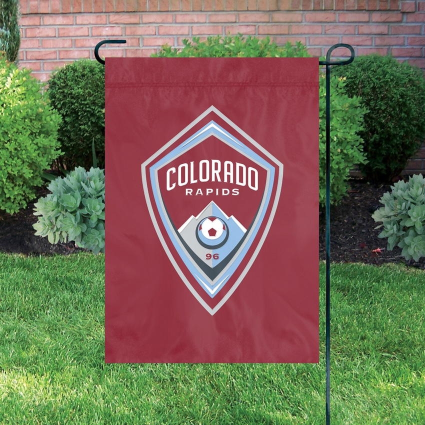 Colorado Rapids Premium Garden Flag