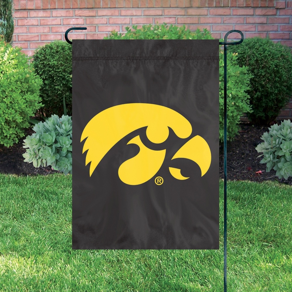 Iowa Hawkeyes Premium Garden Flag