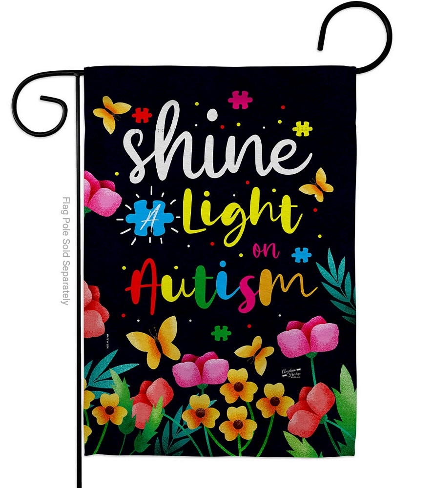 Shine A Light Garden Flag