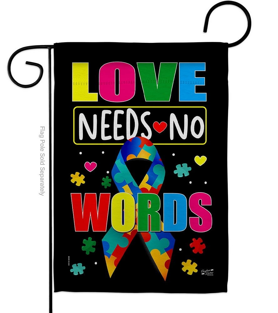 Love Need No Words Garden Flag