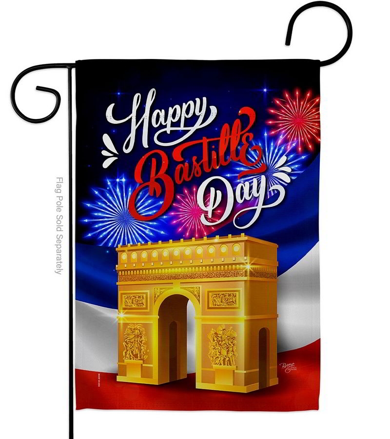 The Bastille Day Garden Flag