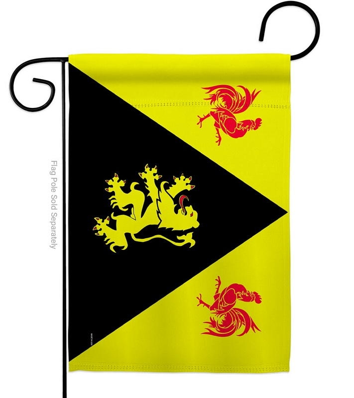 Provinces Of Belgium Drapeau Province BE Brabant Wallon Garden F