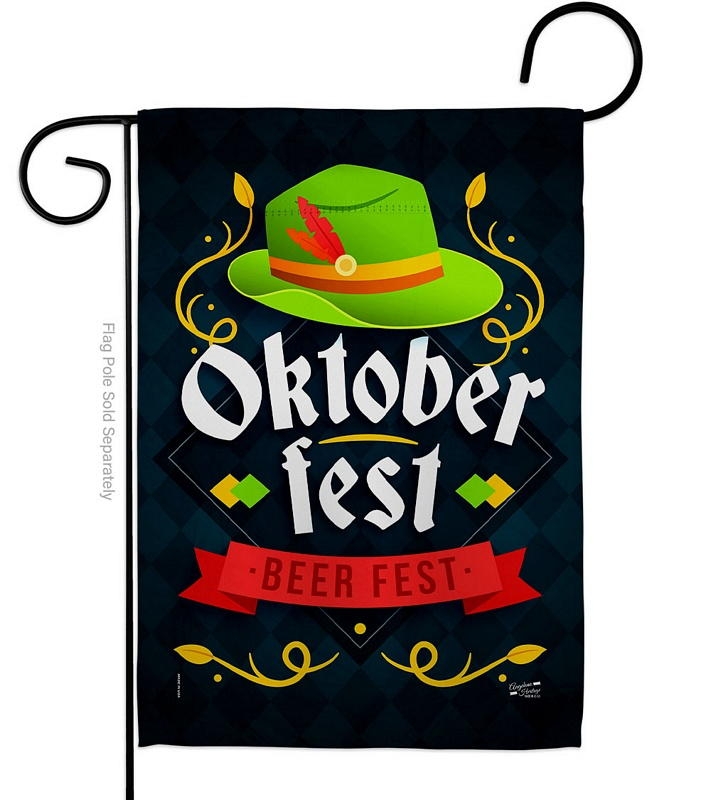 Oktober Fest Garden Flag