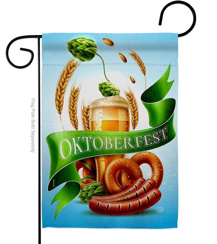 It Oktoberfest Garden Flag